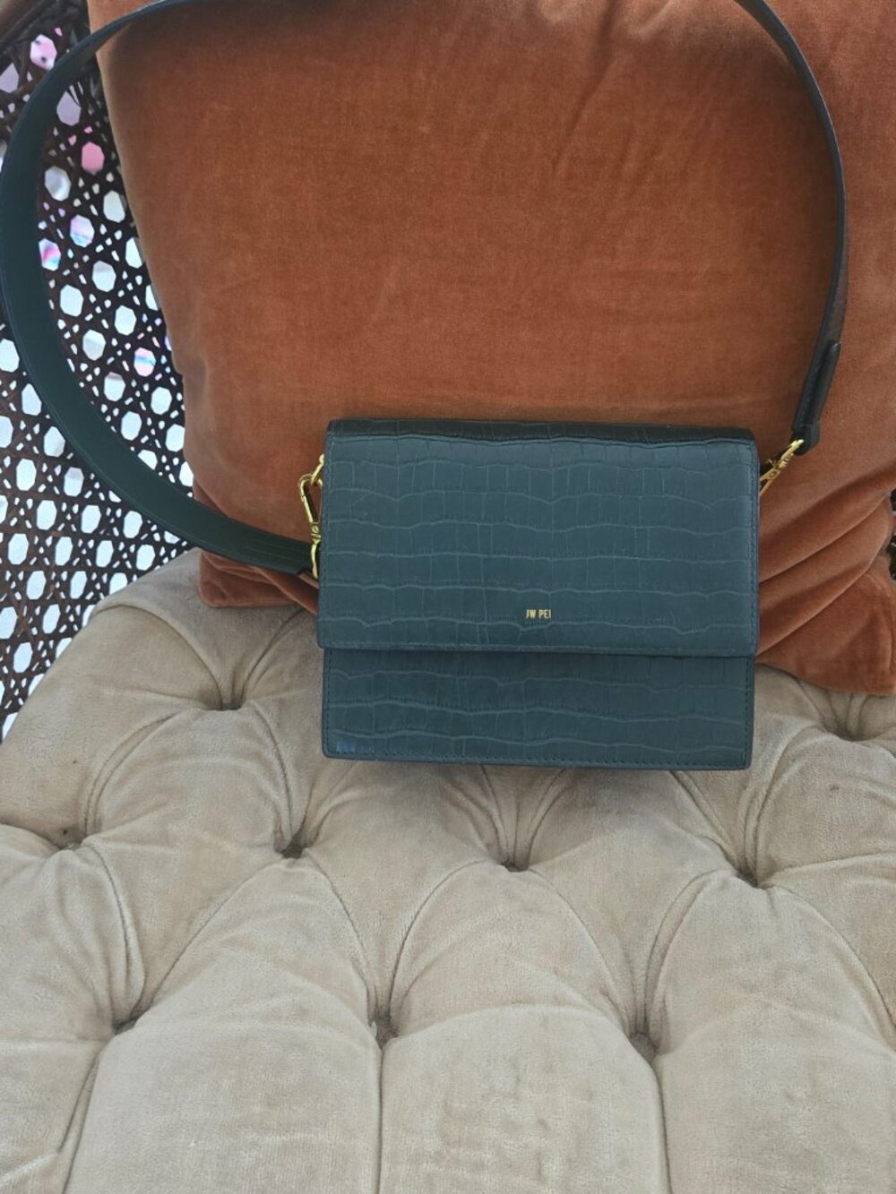 JW PEI Crossbody Green Bag